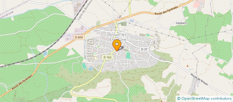 localisation de l'entreprise LE BALCON  NISSAN-LEZ-ENSERUNE