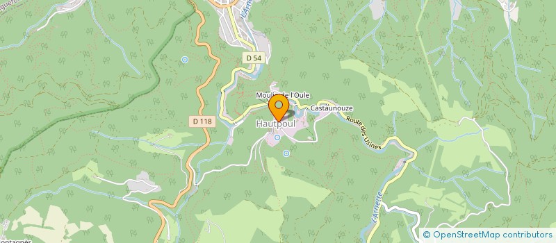 localisation de l'entreprise LE BALCON D'HAUTPOUL  MAZAMET