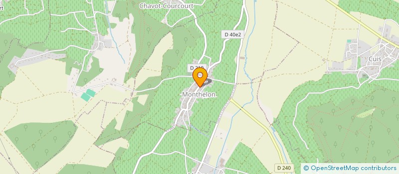 localisation de l'entreprise LE BALCON DE LA CHAMPAGNE  MONTHELON