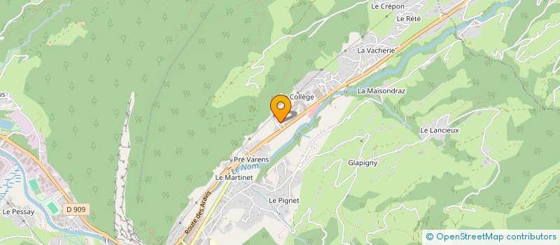 localisation de l'entreprise LE BALCON DES ARAVIS à THONES