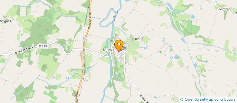 localisation de l'entreprise LE BALCON TOULOUSAINE  NERAC