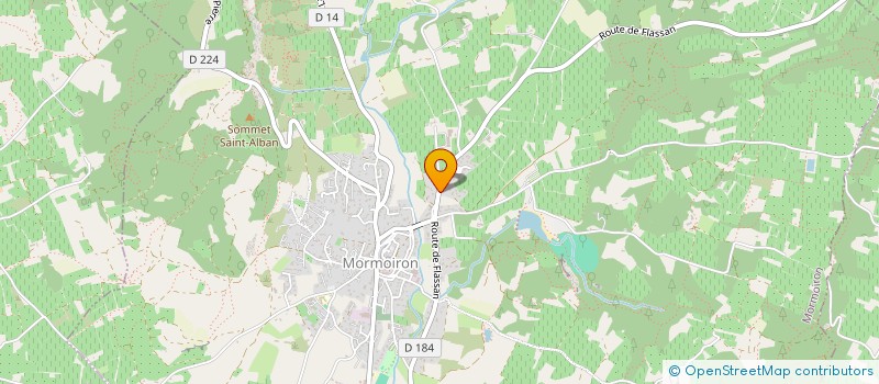 localisation de l'entreprise LE BALEZE  MORMOIRON