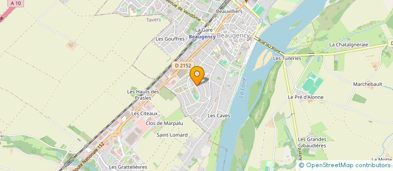 localisation de l'entreprise LE BALGENTIEN à BEAUGENCY