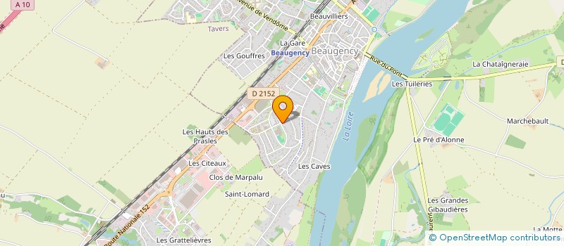 localisation de l'entreprise LE BALGENTIEN à BEAUGENCY