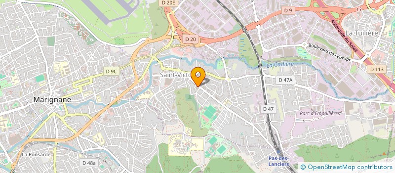 localisation de l'entreprise LE BALI  SAINT-VICTORET