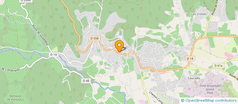 localisation de l'entreprise LE BALICOT à GRIMAUD