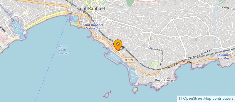 localisation de l'entreprise LE BALISIER à SAINT-RAPHAEL