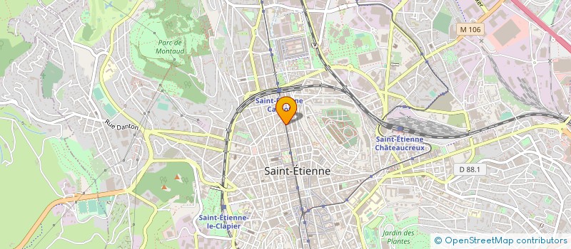 localisation de l'entreprise LE BALKAN  SAINT-ETIENNE