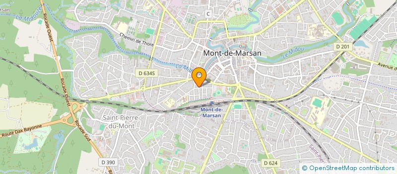 localisation de l'entreprise LE BALLET DES MUSES  MONT-DE-MARSAN