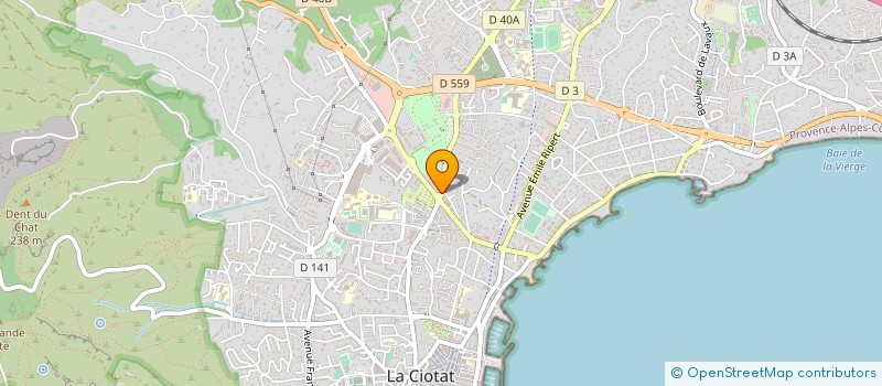 localisation de l'entreprise LE BALLET DU SUD à LA CIOTAT