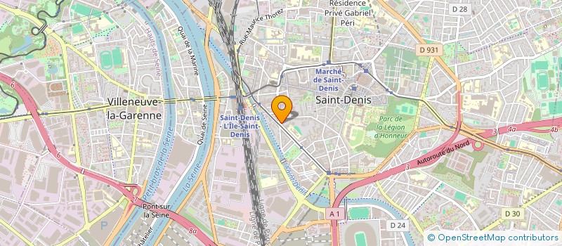 localisation de l'entreprise LE BALLON OVALE à SAINT-DENIS