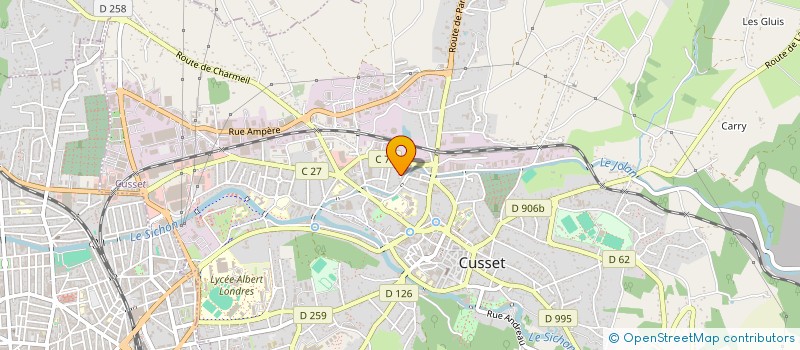 localisation de l'entreprise LE BALLOTIN à CUSSET