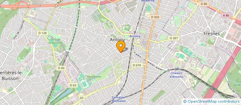 localisation de l'entreprise LE BALORY à ANTONY
