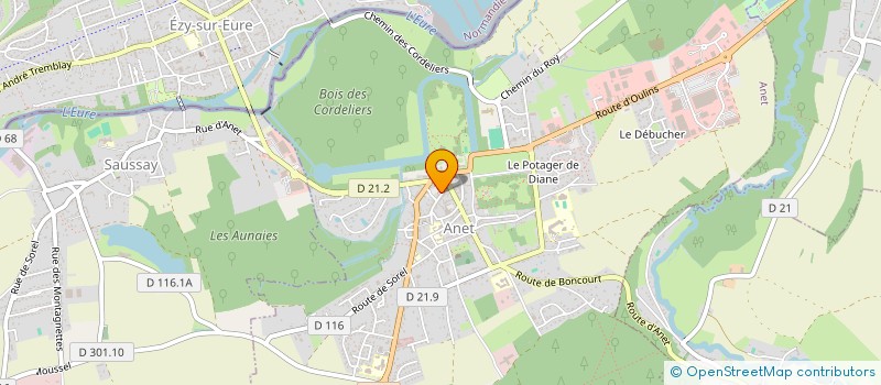 localisation de l'entreprise LE BALTO à ANET