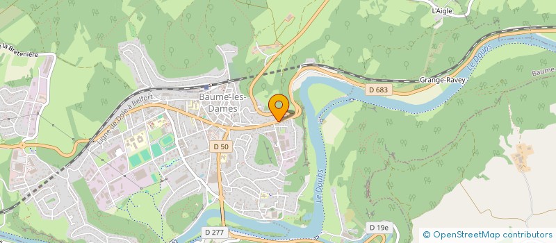 localisation de l'entreprise LE BAMBI  BAUME-LES-DAMES