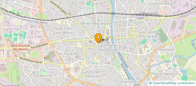 localisation de l'entreprise LE BAMBINO SARL à LAVAL