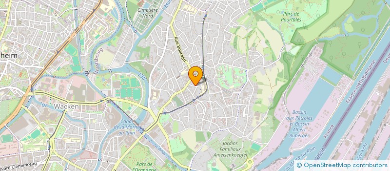 localisation de l'entreprise LE BAMBOIS à STRASBOURG