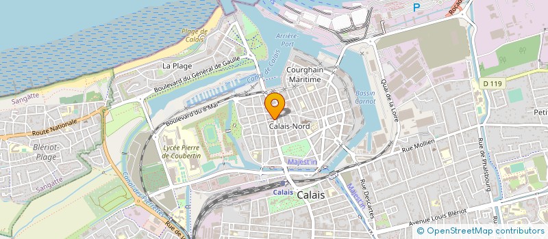 localisation de l'entreprise LE BAMBOU SPA à CALAIS