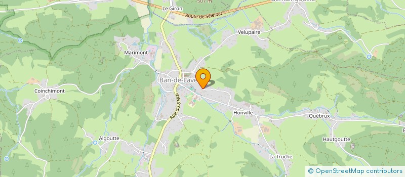 localisation de l'entreprise LE BAN DES LUTINS  BAN-DE-LAVELINE