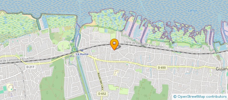 localisation de l'entreprise LE BANC DE BERNET  GUJAN-MESTRAS