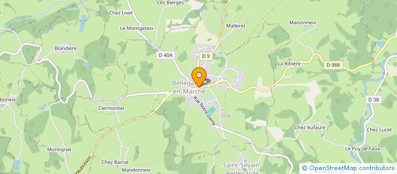 localisation de l'entreprise LE BANC DE MARCEL à BELLEGARDE-EN-MARCHE