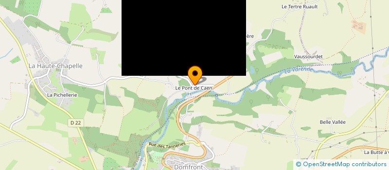 localisation de l'entreprise LE BANC DE PIERRE à DOMFRONT-EN-POIRAIE