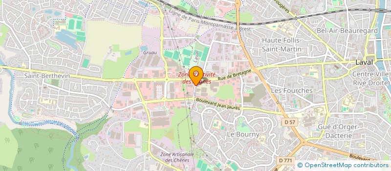 localisation de l'entreprise LE BANIAN à LAVAL