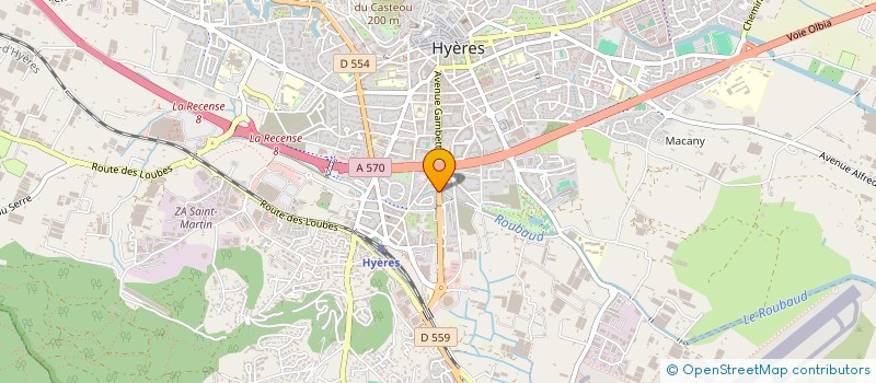 localisation de l'entreprise LE BANQUET à HYERES