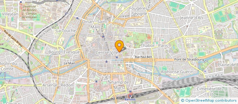 localisation de l'entreprise LE BANQUET CELESTE  RENNES