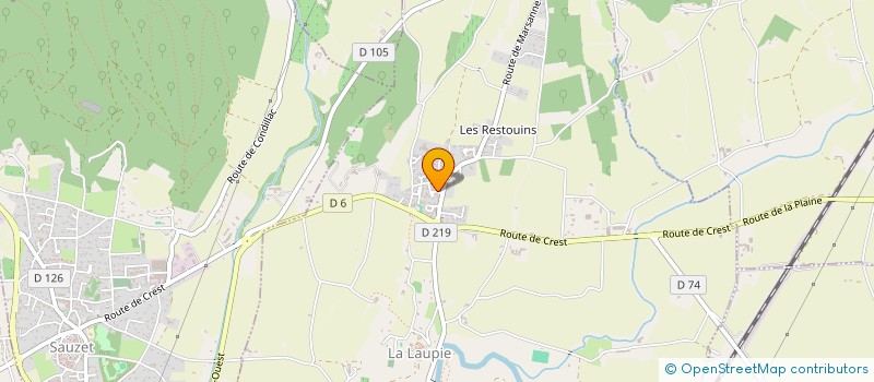 localisation de l'entreprise LE BANQUET DU SORCIER  LA LAUPIE