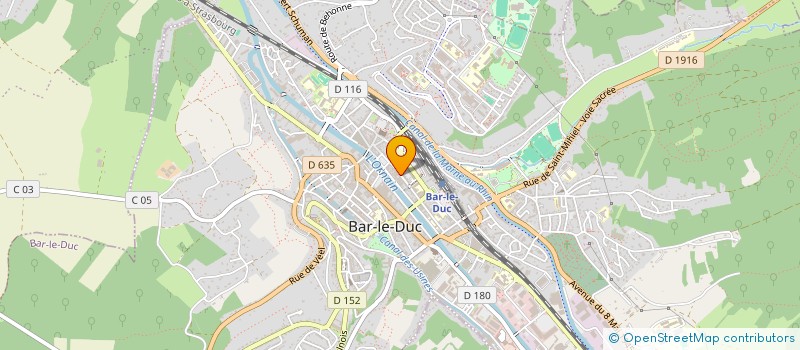 localisation de l'entreprise LE BANZAI à BAR-LE-DUC