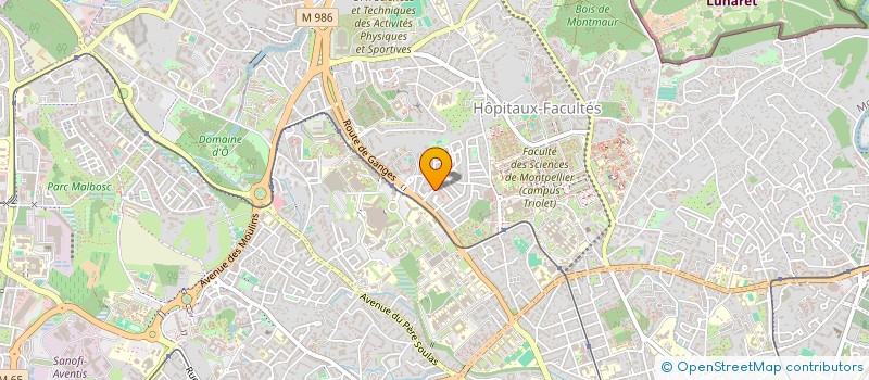 localisation de l'entreprise LE BAO à MONTPELLIER