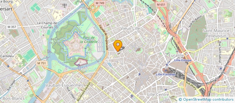localisation de l'entreprise LE BAOBAB à LILLE