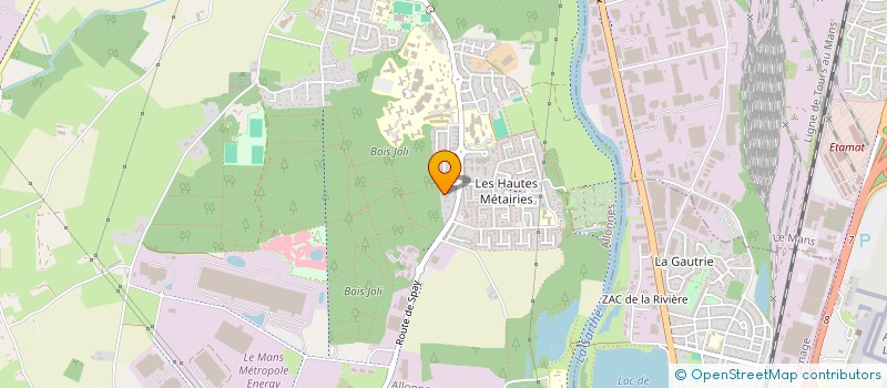 localisation de l'entreprise LE BAOBAB IMMOBILIER  ALLONNES