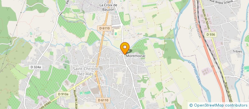 localisation de l'entreprise LE BAOLI  SAINT-CHRISTOL-LEZ-ALES