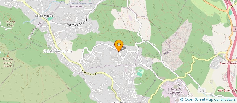 localisation de l'entreprise LE BAOU  SAINT-SAVOURNIN