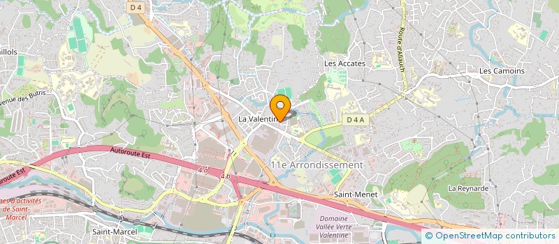 localisation de l'entreprise LE BAOU  MARSEILLE 11EME