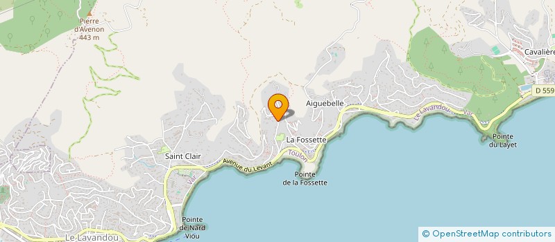 localisation de l'entreprise LE BAOU NOUVEAU à LE LAVANDOU