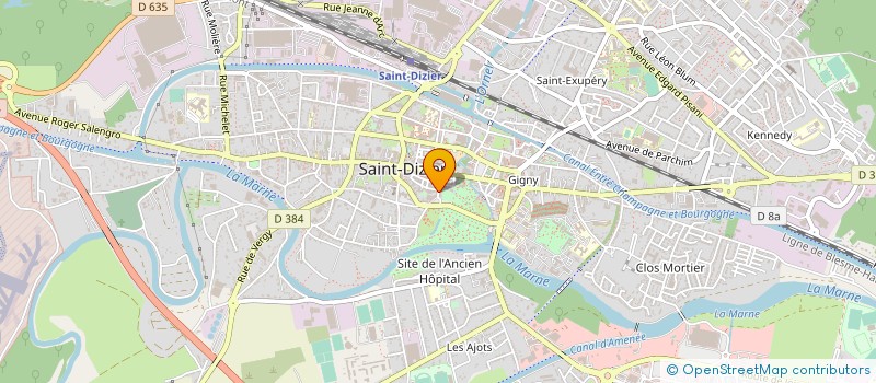 localisation de l'entreprise LE BAR A BEAUTE à SAINT-DIZIER