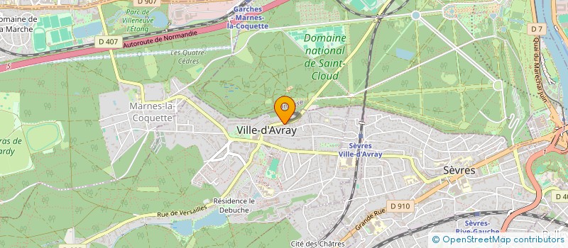 localisation de l'entreprise LE BAR A BEAUTE BY SO GIRLY à VILLE-D'AVRAY