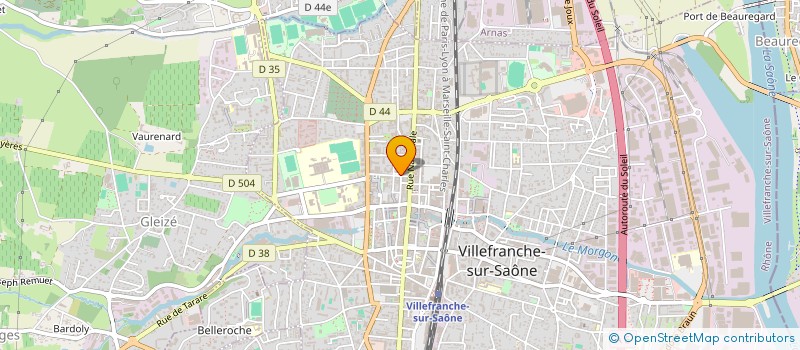localisation de l'entreprise LE BAR A FROMAGES à VILLEFRANCHE-SUR-SAONE