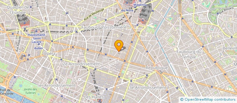 localisation de l'entreprise LE BAR A JU  PARIS