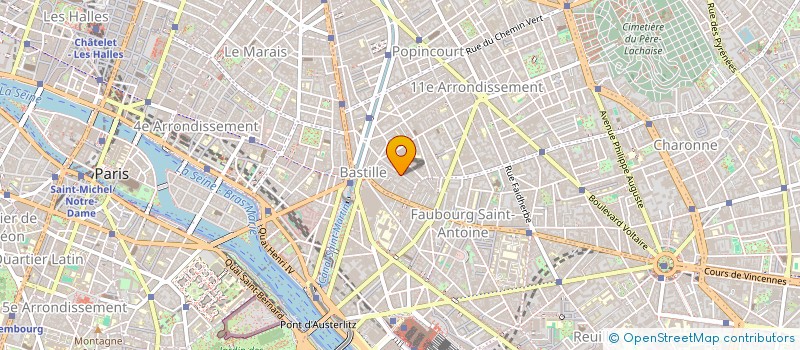 localisation de l'entreprise LE BAR A NENETTE  PARIS