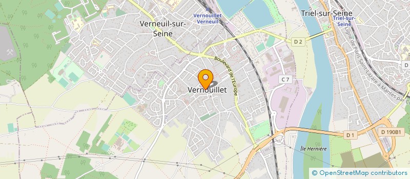 localisation de l'entreprise LE BAR A SOURIRE à VERNOUILLET