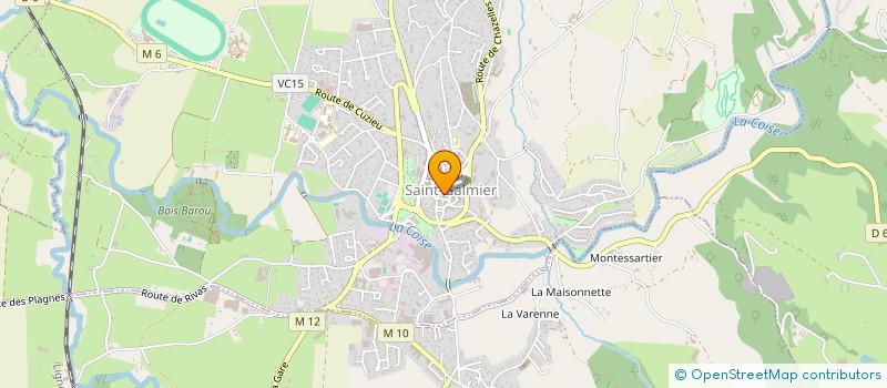 localisation de l'entreprise LE BAR A SOURIS à SAINT-GALMIER