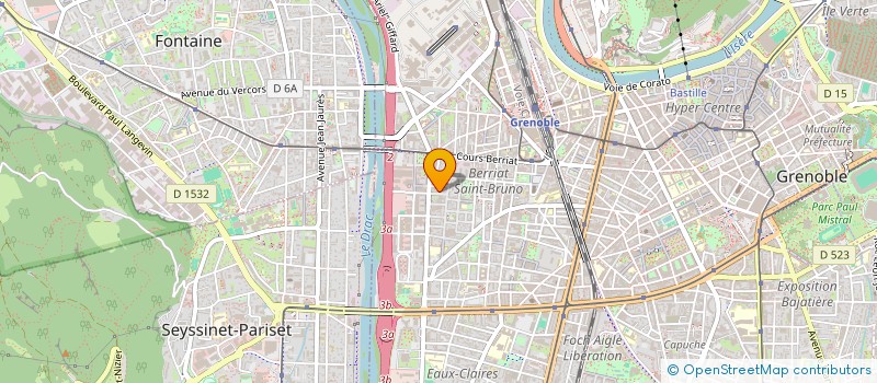 localisation de l'entreprise LE BAR A VOILE  GRENOBLE