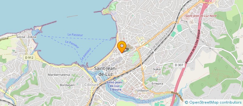 localisation de l'entreprise LE BAR BASQUE  SAINT-JEAN-DE-LUZ