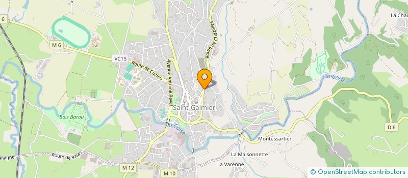 localisation de l'entreprise LE BAR'BU DE SO PIZZA  CHEVRIERES