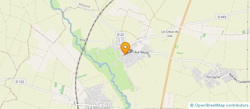 localisation de l'entreprise LE BAR DE BUSSIERES  BUSSIERES-ET-PRUNS