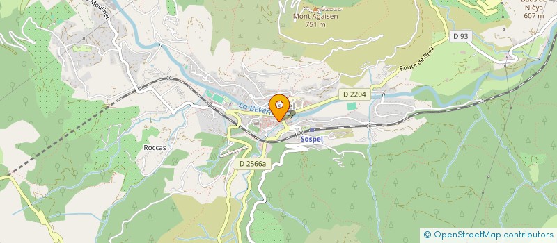 localisation de l'entreprise LE BAR DE ROME  SOSPEL